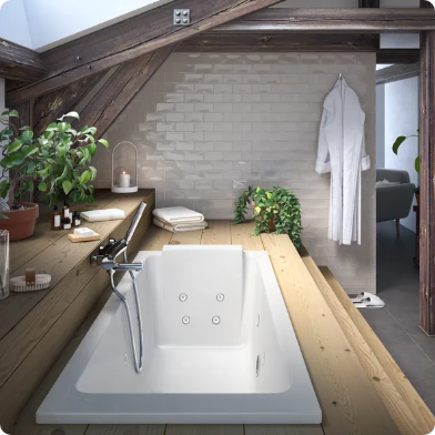 La Roche Baignoire balnéo, spa et sauna
